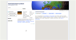 Desktop Screenshot of landkarte-deutschland.org