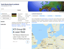 Tablet Screenshot of landkarte-deutschland.org